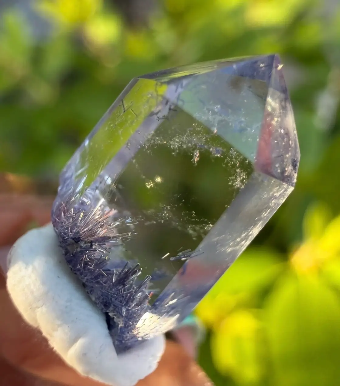 Dumortierite in Quartz fra Brasil - Bilde 4