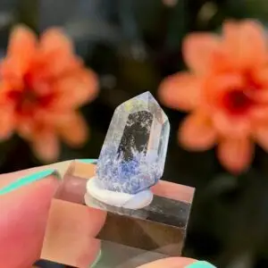 Dumortierite in Quartz fra Brasil