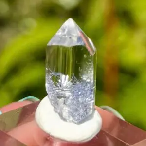 Dumortierite in Quartz fra Brasil