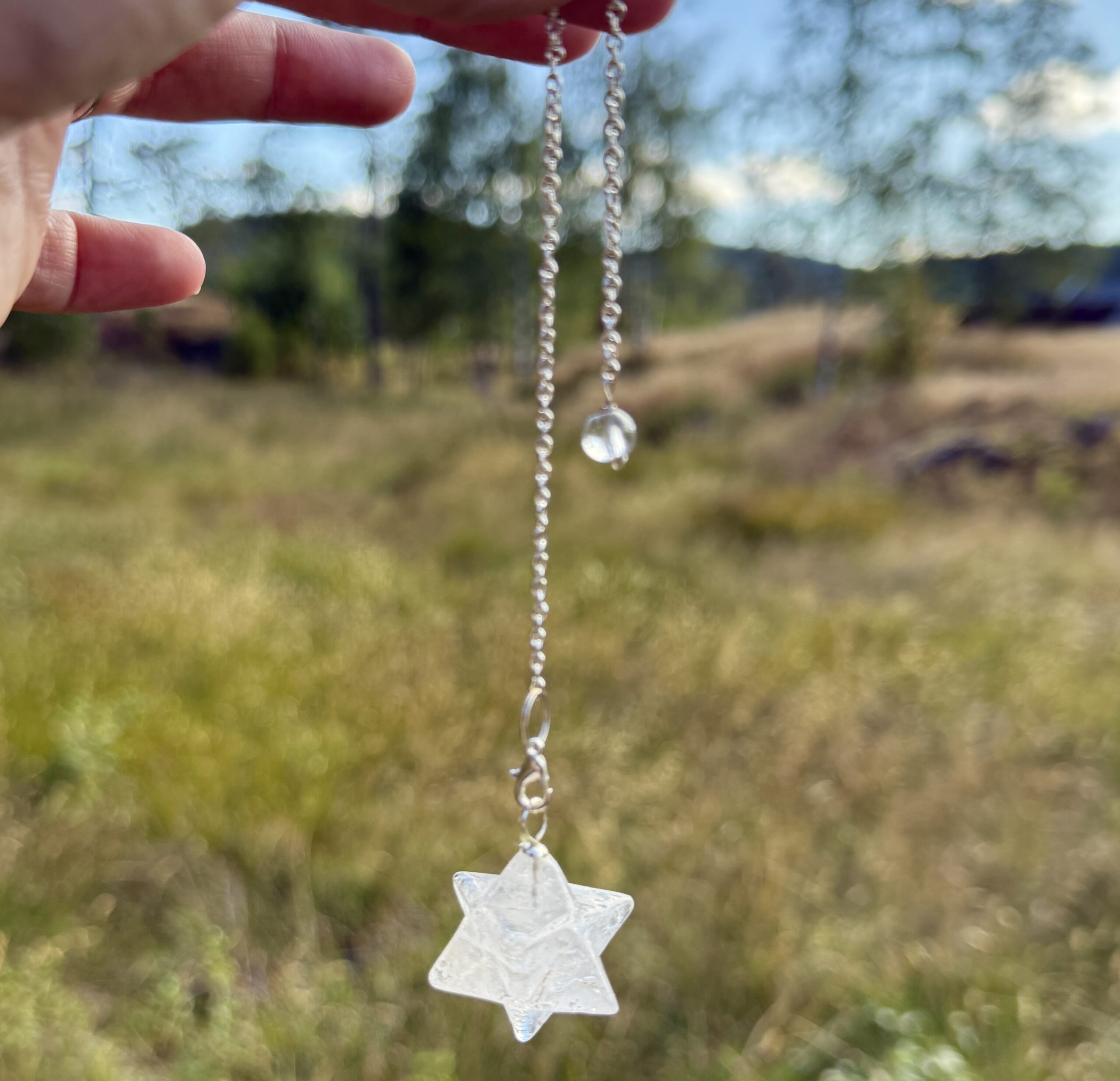 Merkaba Pendel i Bergkrystall - Bilde 2