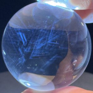Blue Needle/ Blue Feather Quartz Kule