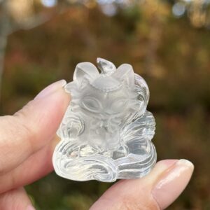 Clear Quartz Kitsune