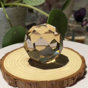 Fasett Slipt Smokeyquartz Kule