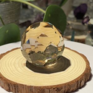 Fasett Slipt Smokeyquartz Kule
