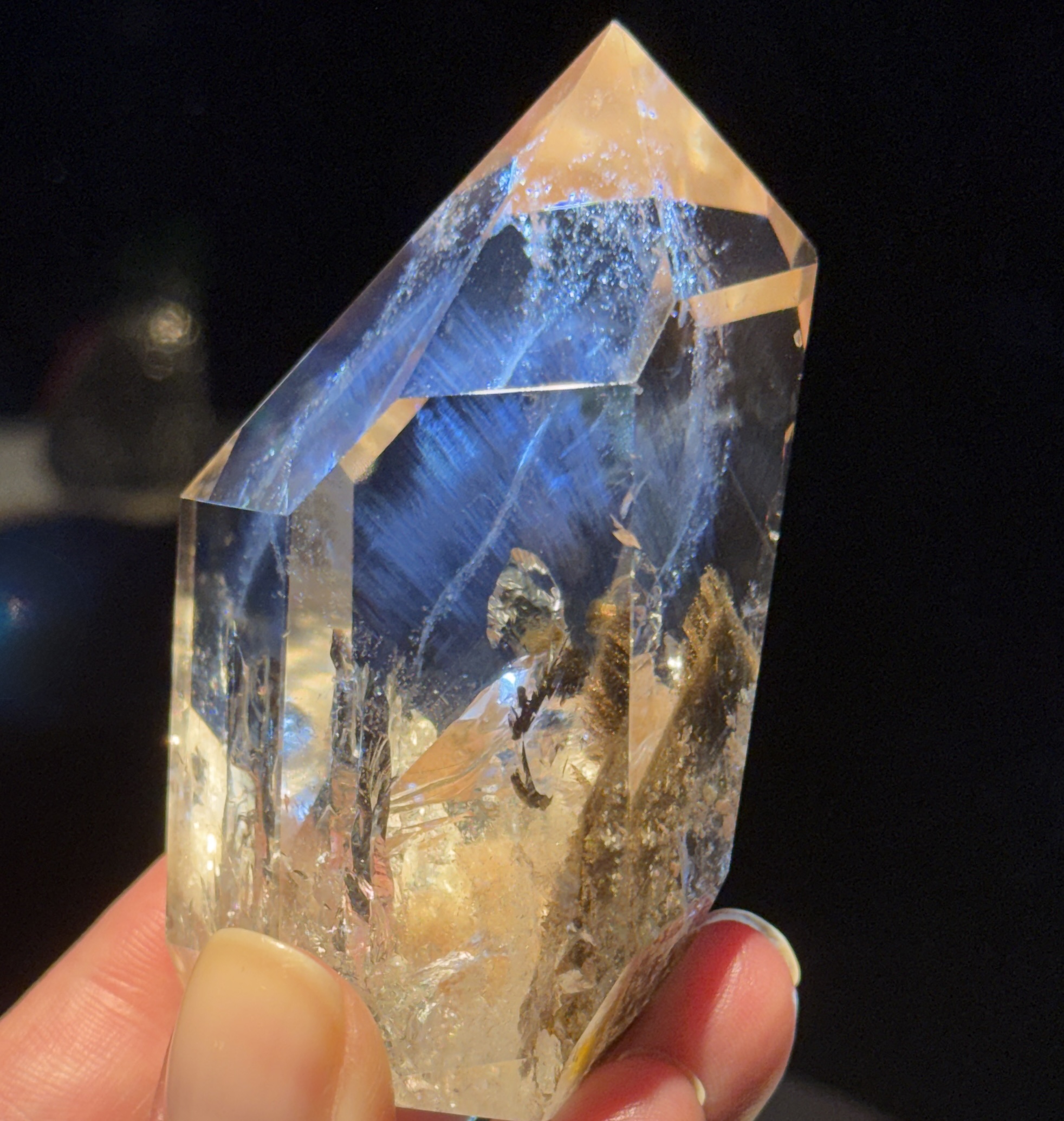Blue Angel Feather Gardenquartz Tårn - Bilde 2