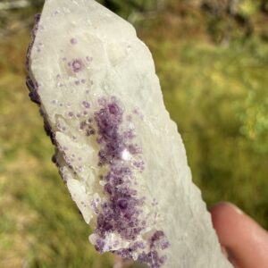 Candlequartz med Fluoritt