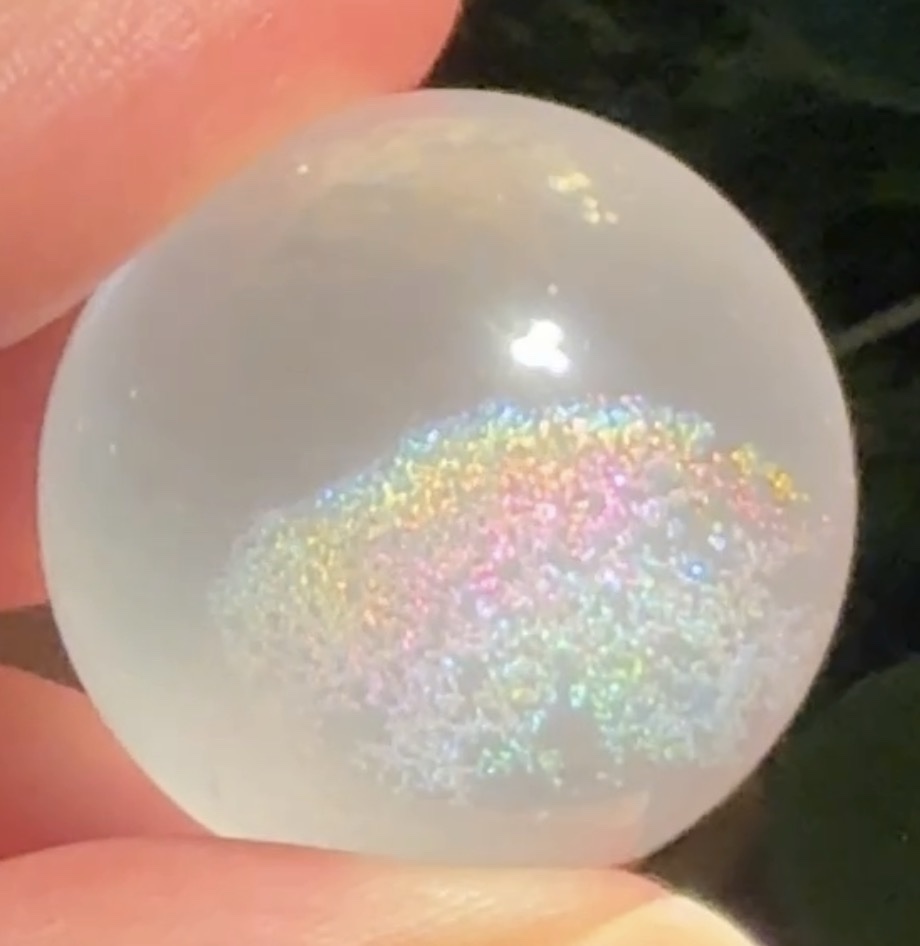 Rainbow Girasol Quartz Kule