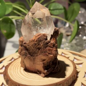 Gardenquartz på Fersken Tre base