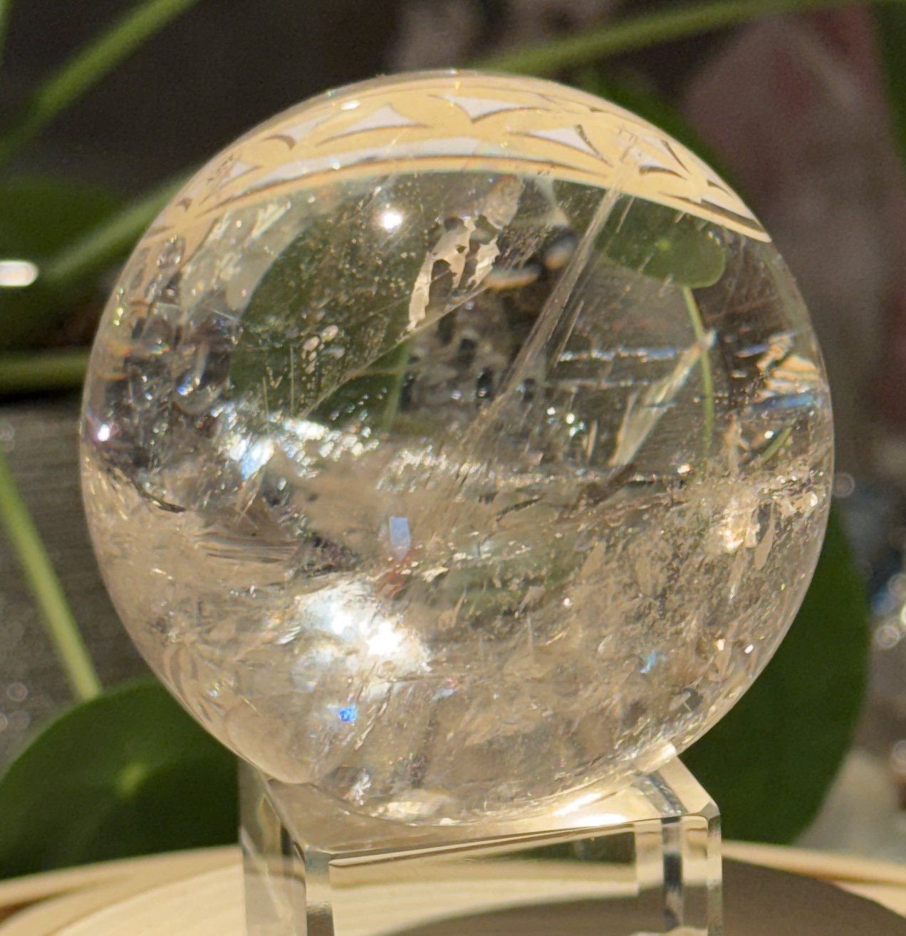 Azeztulite Quartz Kule - Bilde 3